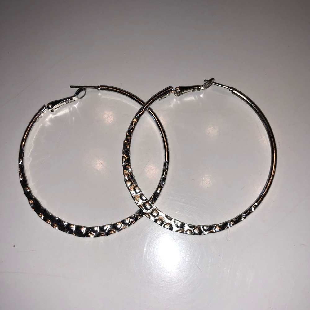 Silver Hoop Earrings